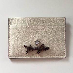 NWOT ARIES Jimmy Choo Leather Card Holder